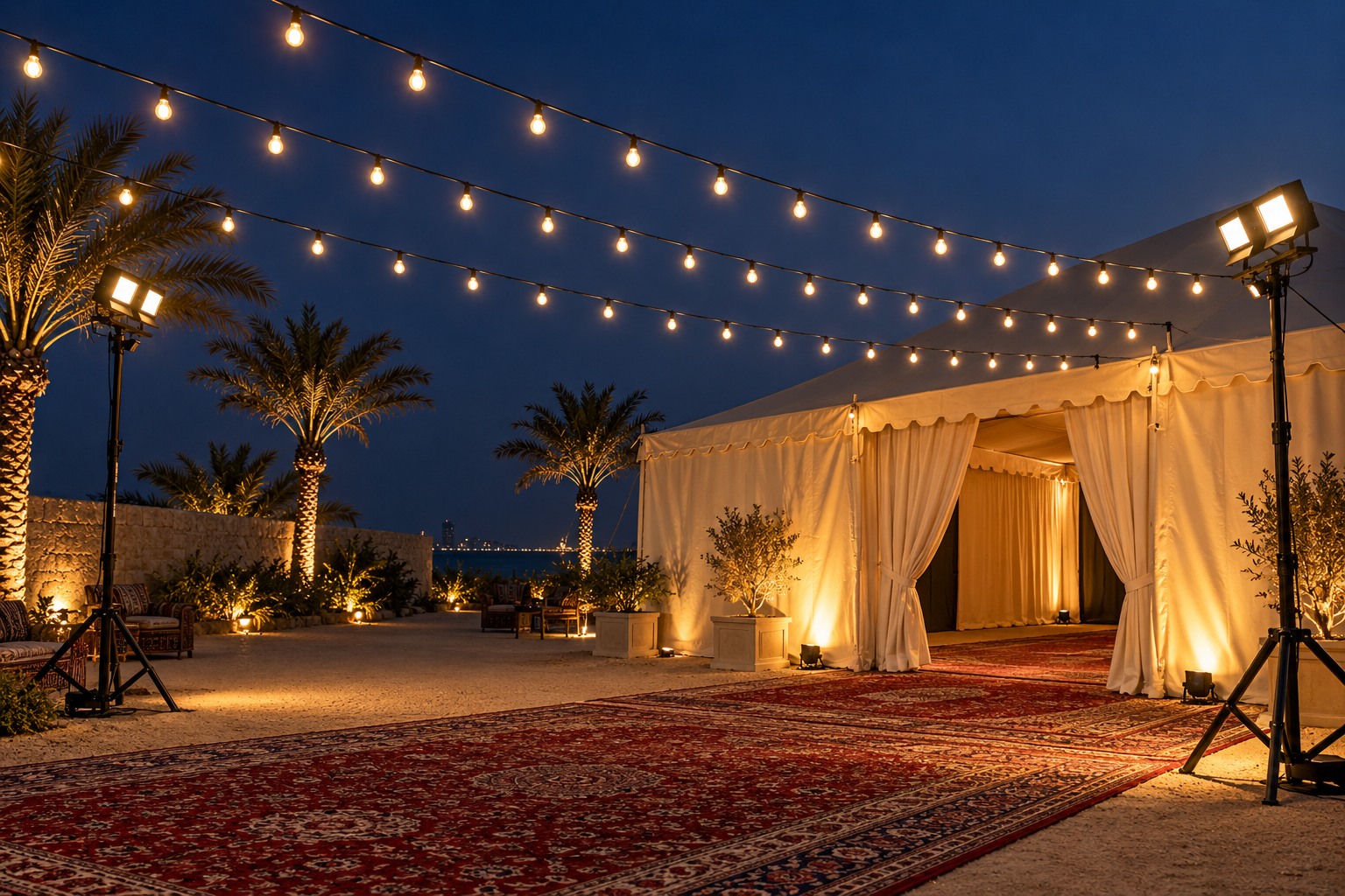 إضاءة وتجهيزات كهربائية للمناسبات بجدة - Lighting & Electrical Fixtures